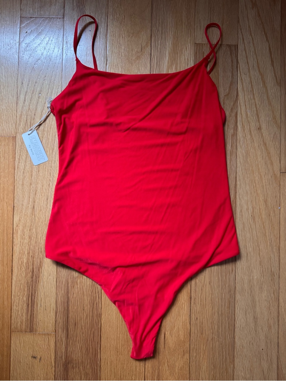 aerie Red Girls' Spaghetti-Strap Bodysuit